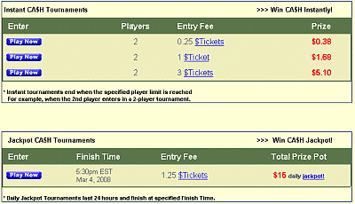 poker-rush solitaire tournaments online